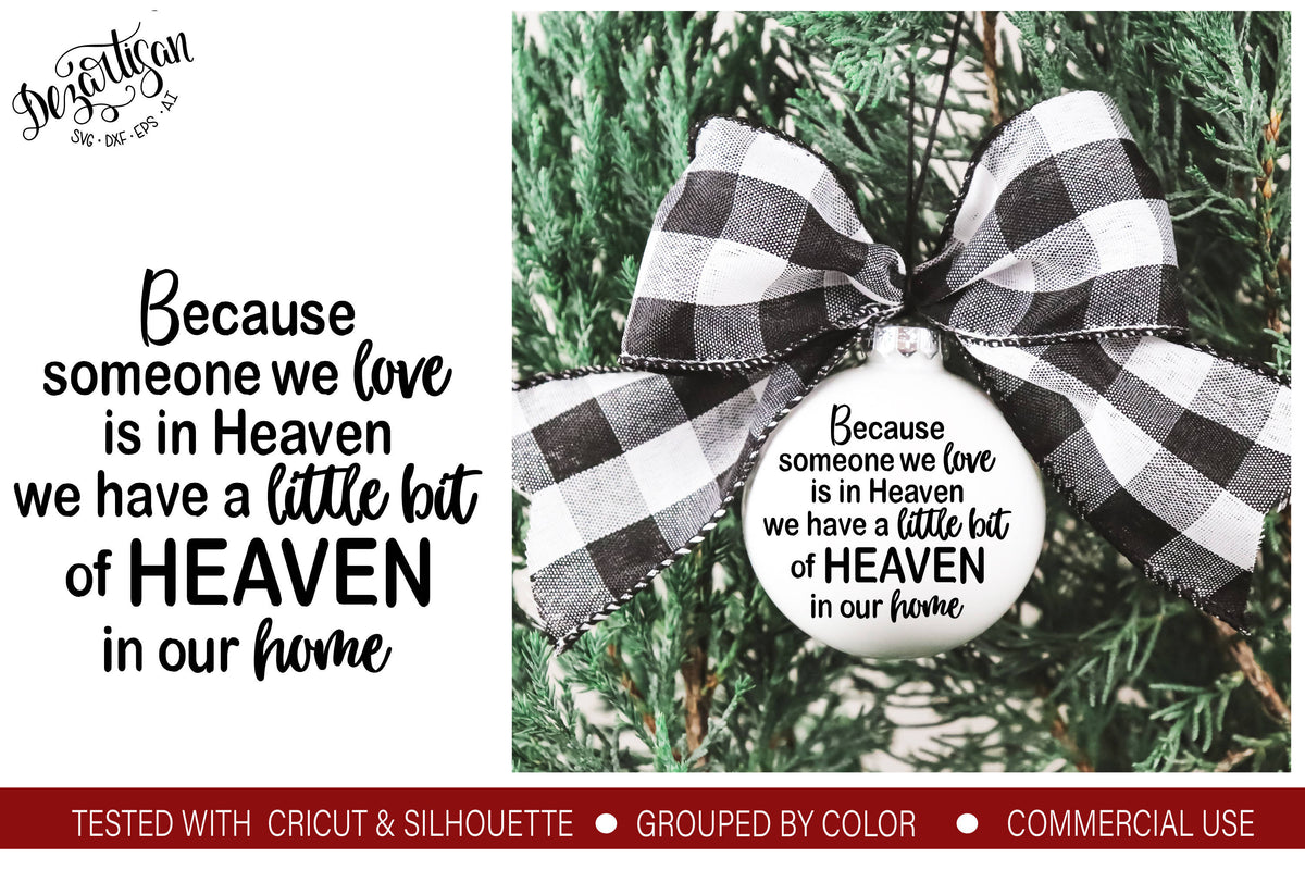 Because Someone Love In Heaven Svg Dxf Cut File Svg Font Market