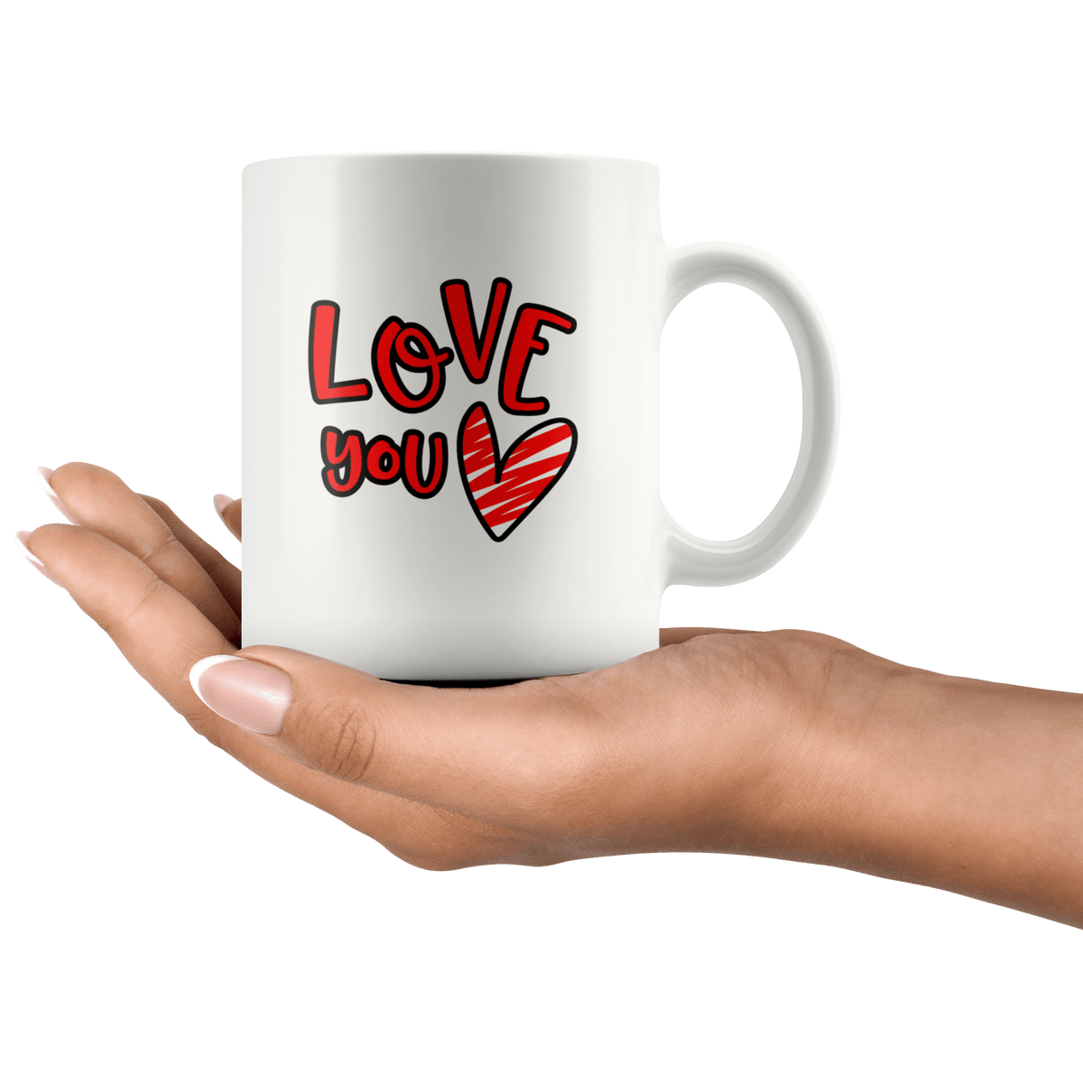 Love You Mug By Ted Pursuits Llc 