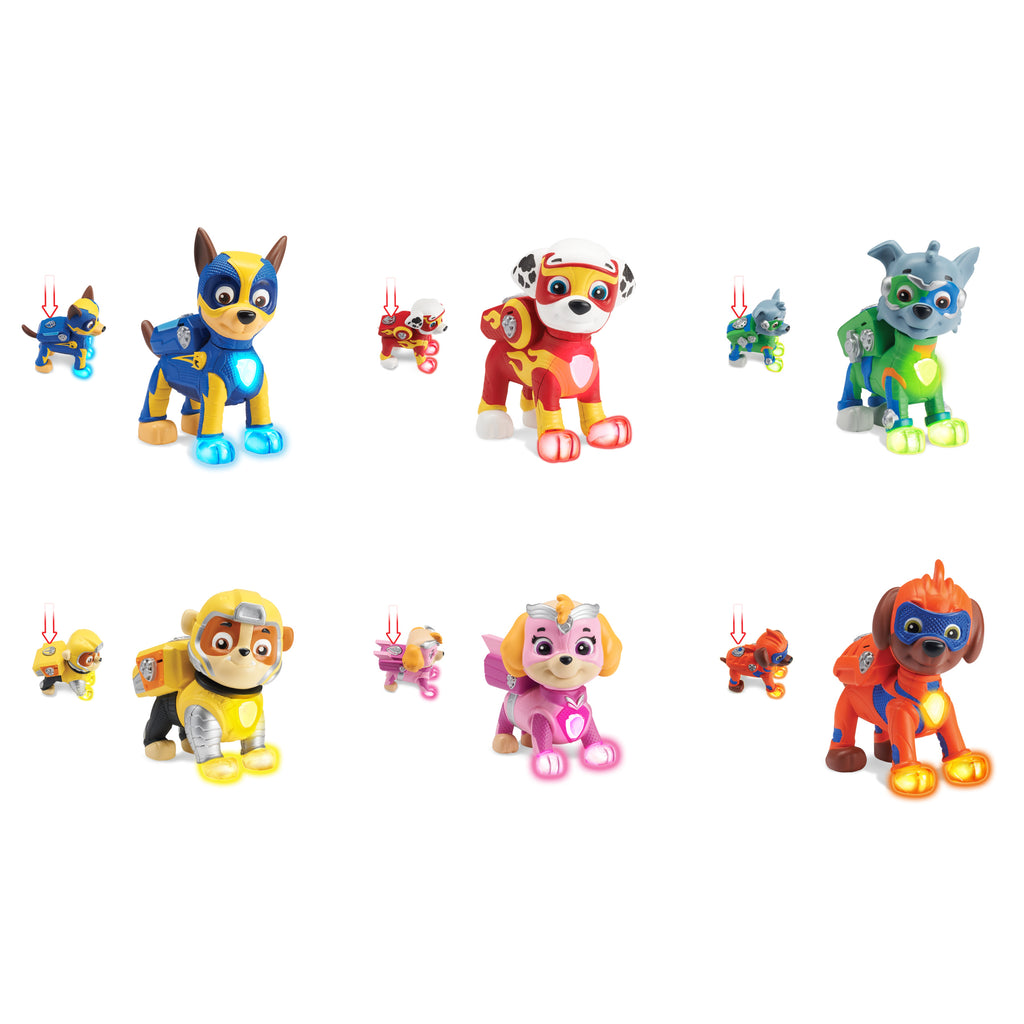 paw patrol character toy set