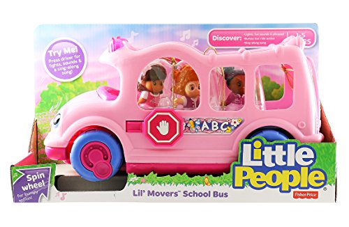 little people pink bus