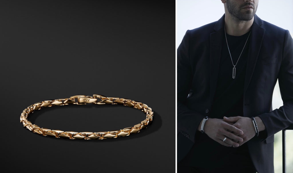 best bracelets for men, gold chain bracelets for men