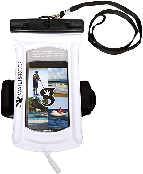 Float Phone Dry Bag w/Audio/Armband
