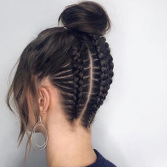 braided top knot