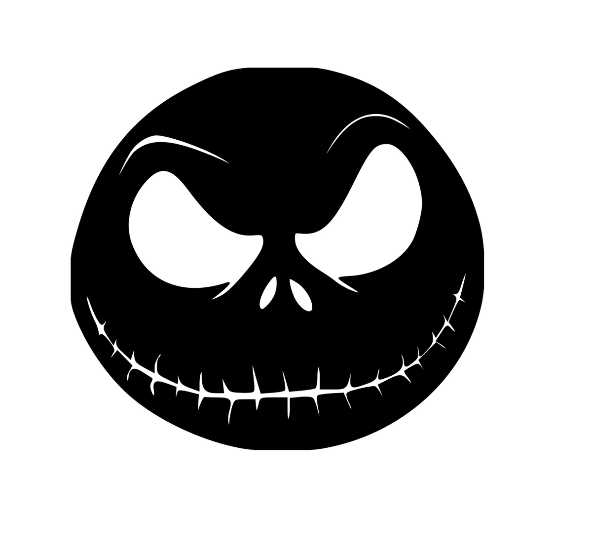 Download Nightmare Before Christmas Inspired Jack Head Digital Dxf Png Sv Claire B S Caboodles SVG Cut Files