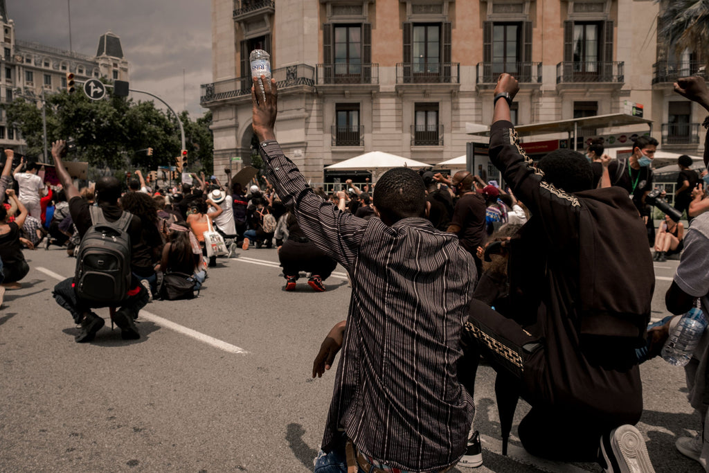 BLM Barcelona Protest Black Lives Matter