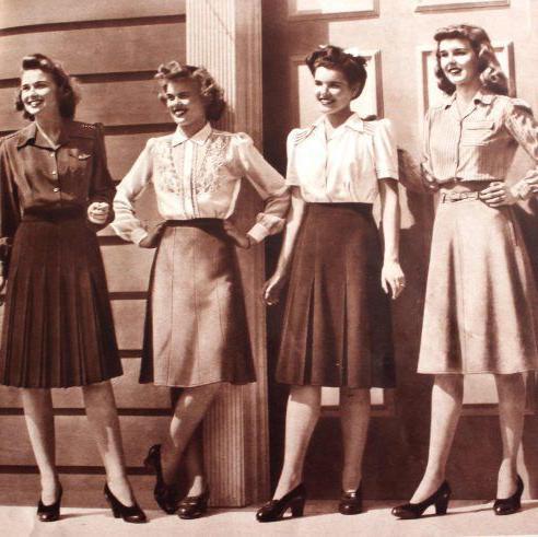 om moden i 40'erne | 40er stils kjoler & tøj