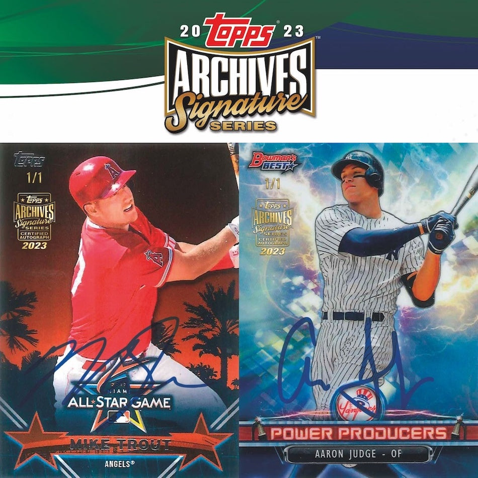 新品未開封] 2023 TOPPS Archives Signature-