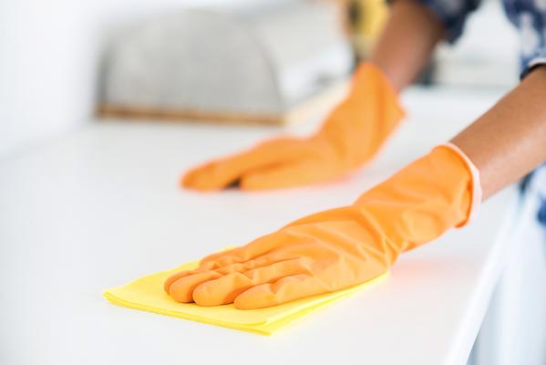Wipe any crumbs and spills kitchen cleaning tips