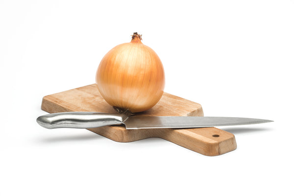 Proper way of cutting an onion