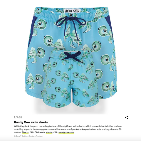 Randy Cow Best Swim Shorts Worldwide in GQ