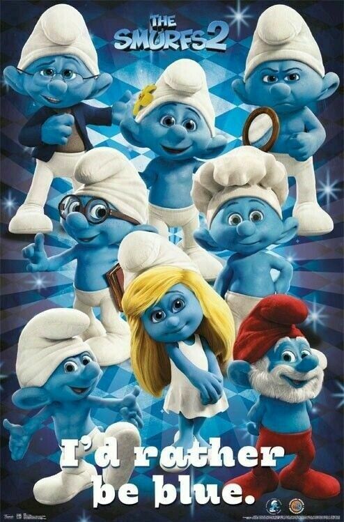 the smurfs movie poster