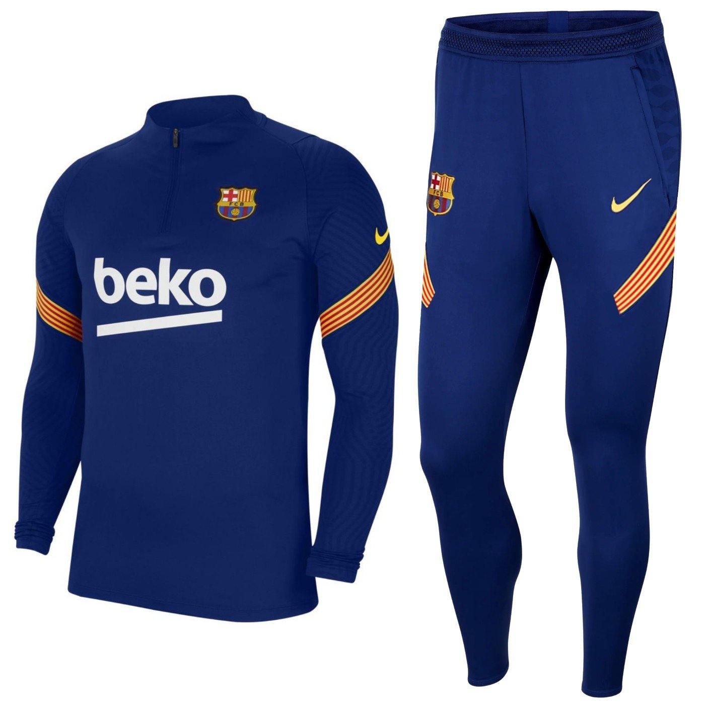 FC Barcelona soccer navy training tracksuit 2020/21 - Nike – SoccerTracksuits.com