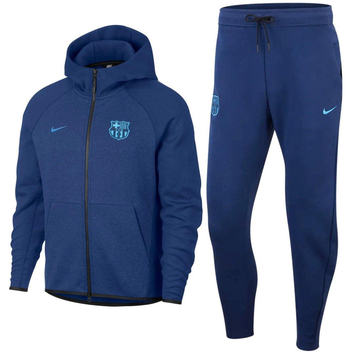 navy blue nike fleece tracksuit