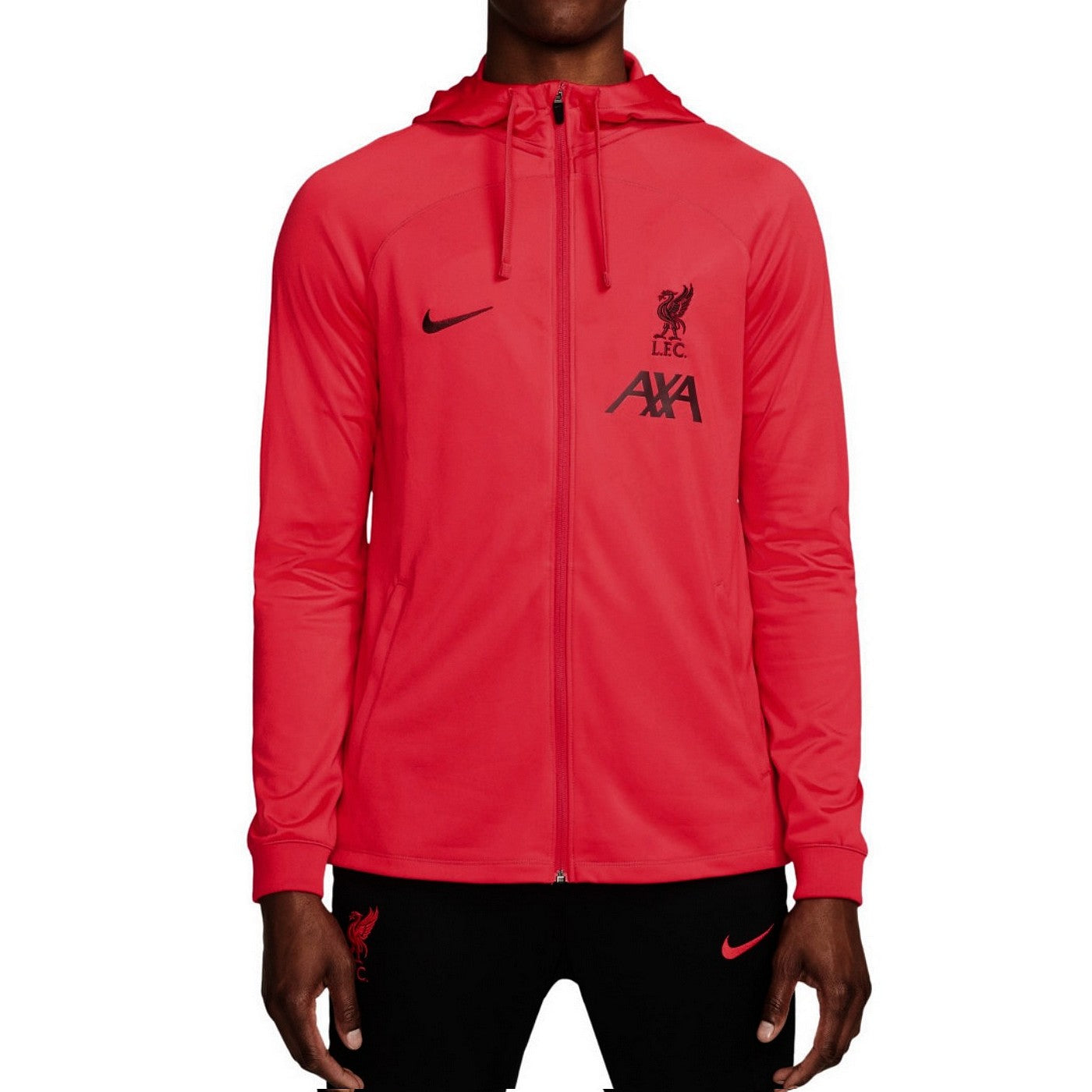 Liverpool FC red/black hooded presentation tracksuit 2022/23 - Nike SoccerTracksuits.com