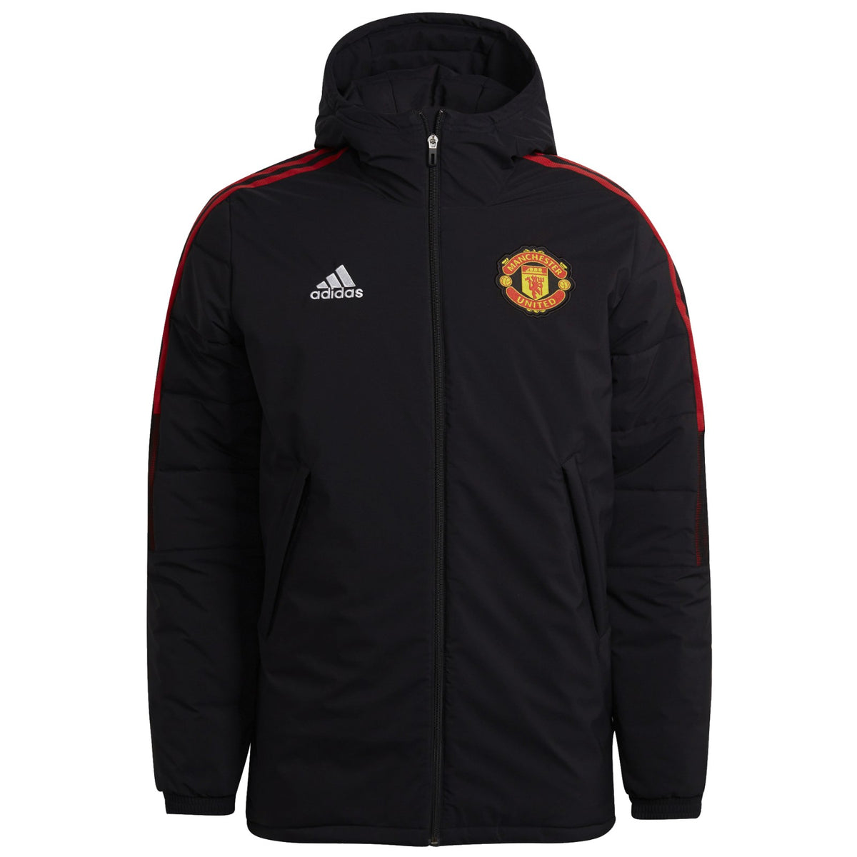 Manchester soccer bench padded jacket 2022 - Adidas