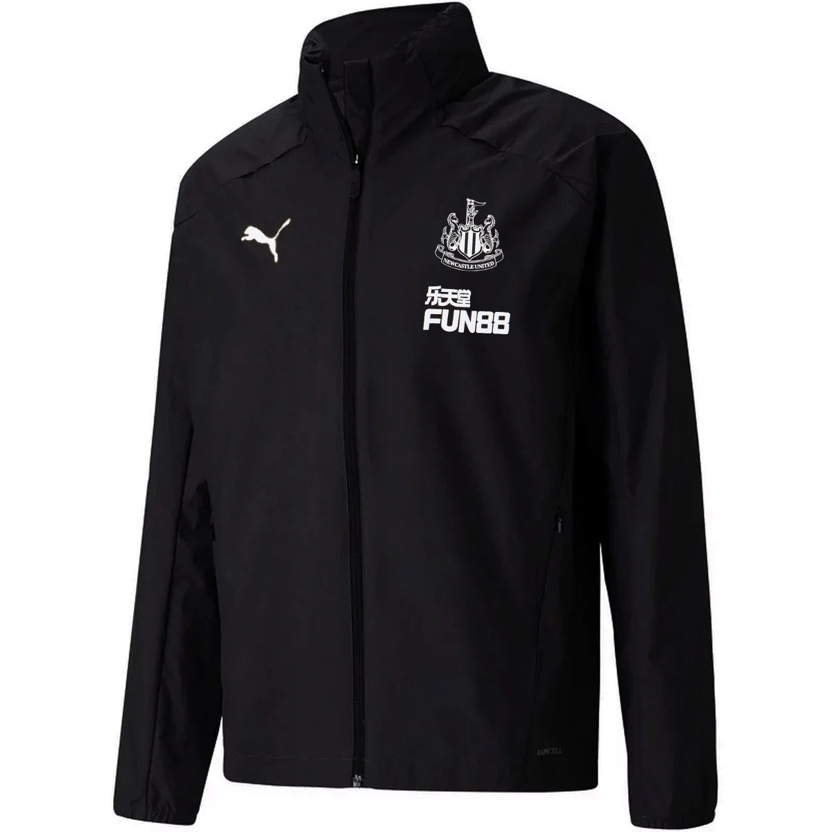 Newcastle United soccer training jacket 2020/21 - Puma SoccerTracksuits.com