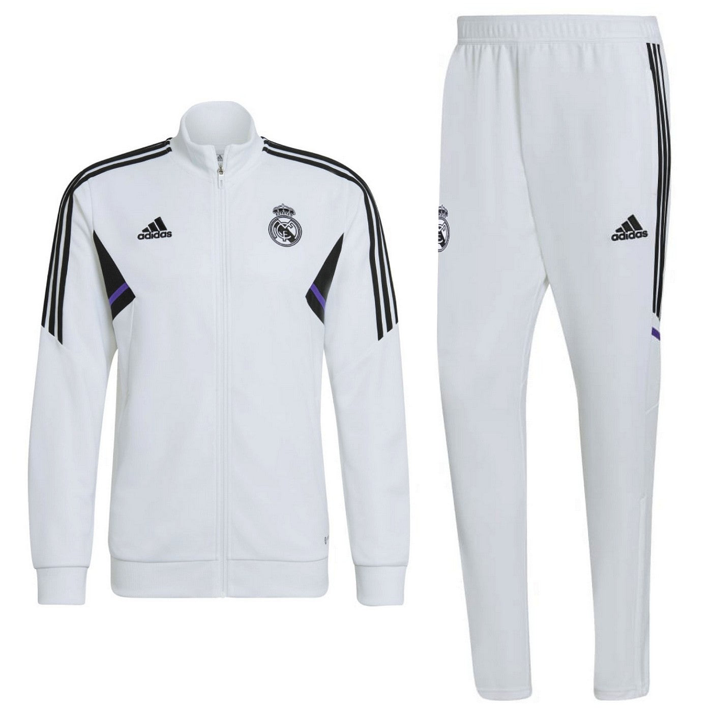 Vernederen Veranderlijk Atlas Real Madrid white training bench Soccer tracksuit 2022/23 - Adidas –  SoccerTracksuits.com