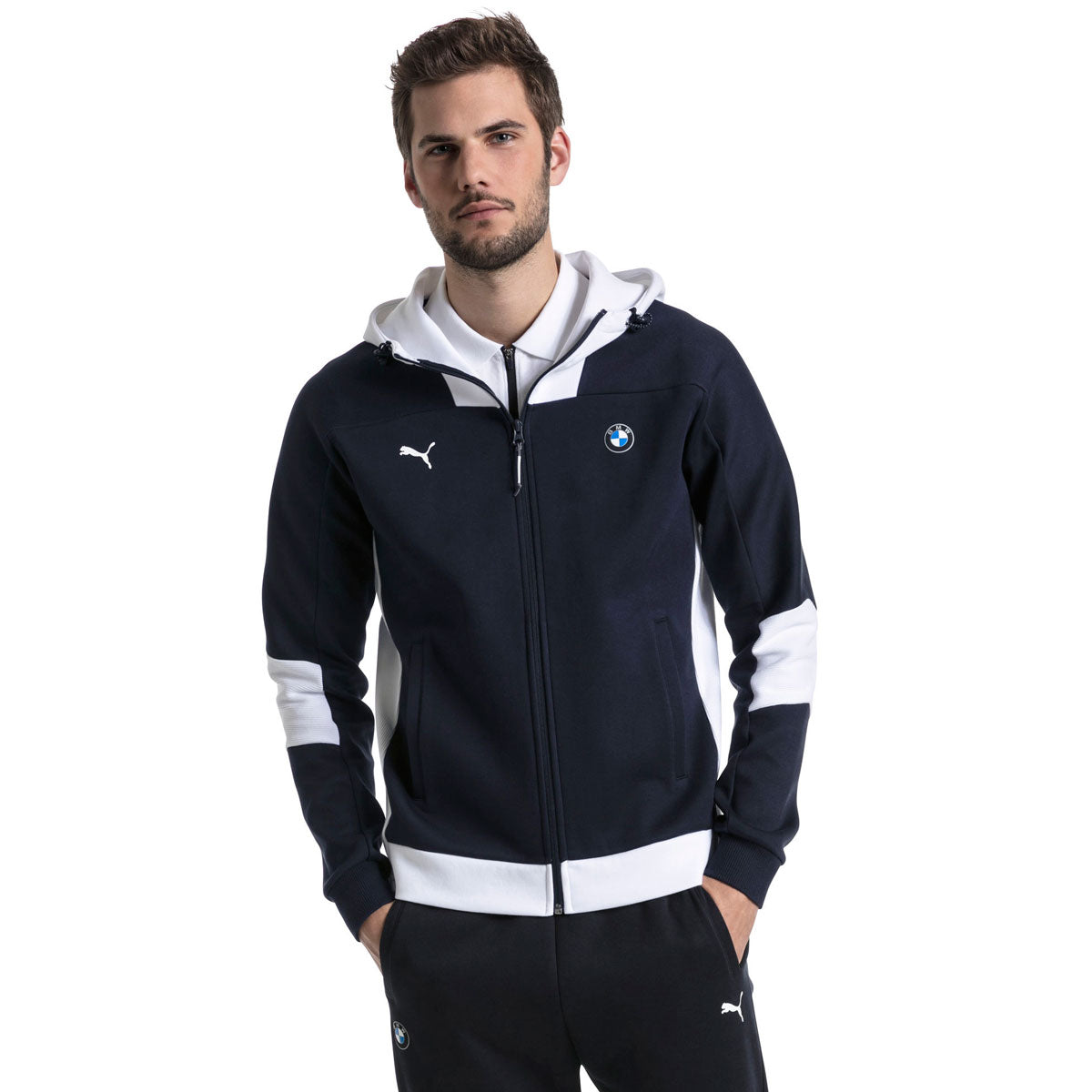 puma bmw ms hooded sweat jacket