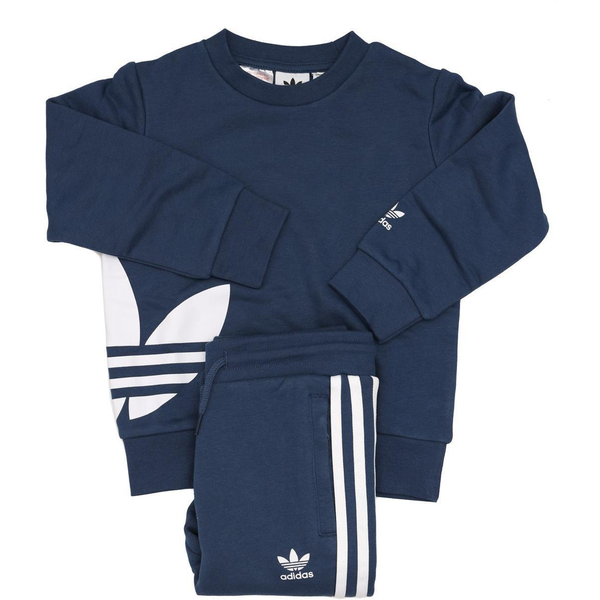 adidas originals big trefoil crew set