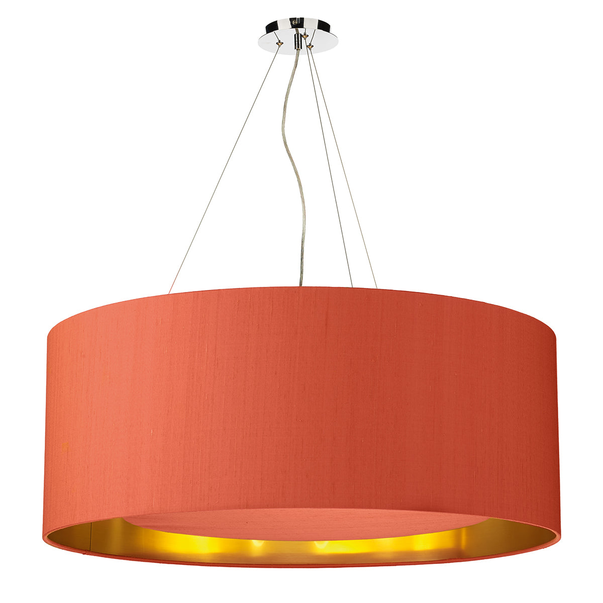 Hockney Silk Pendant 60cm HOC6099 Two Tone - The Light Company