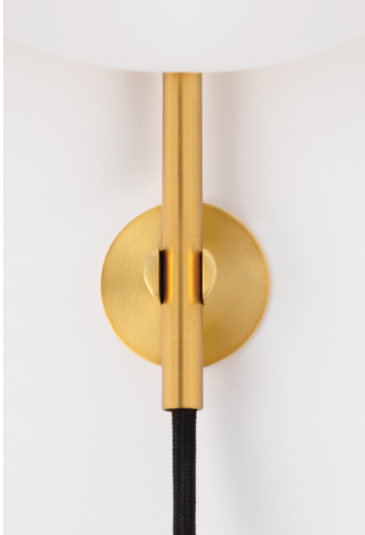 GINA WALL SCONCE HL290101-AGB-CE Mitzi Lighting