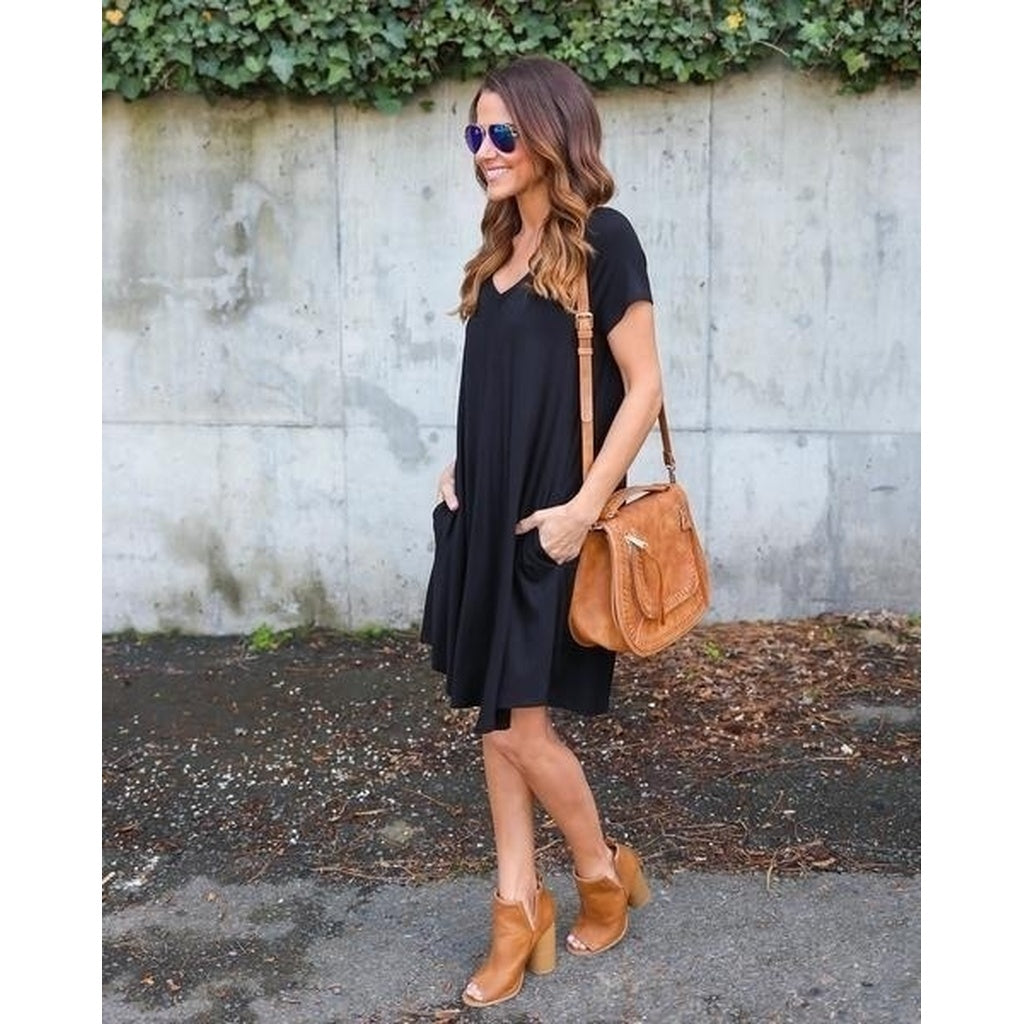 t shirt dress with ruffles