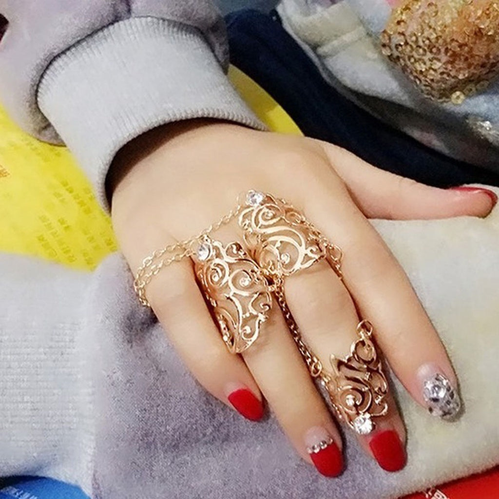 two finger rings