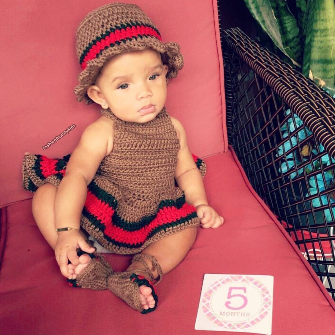gucci baby girl outfit