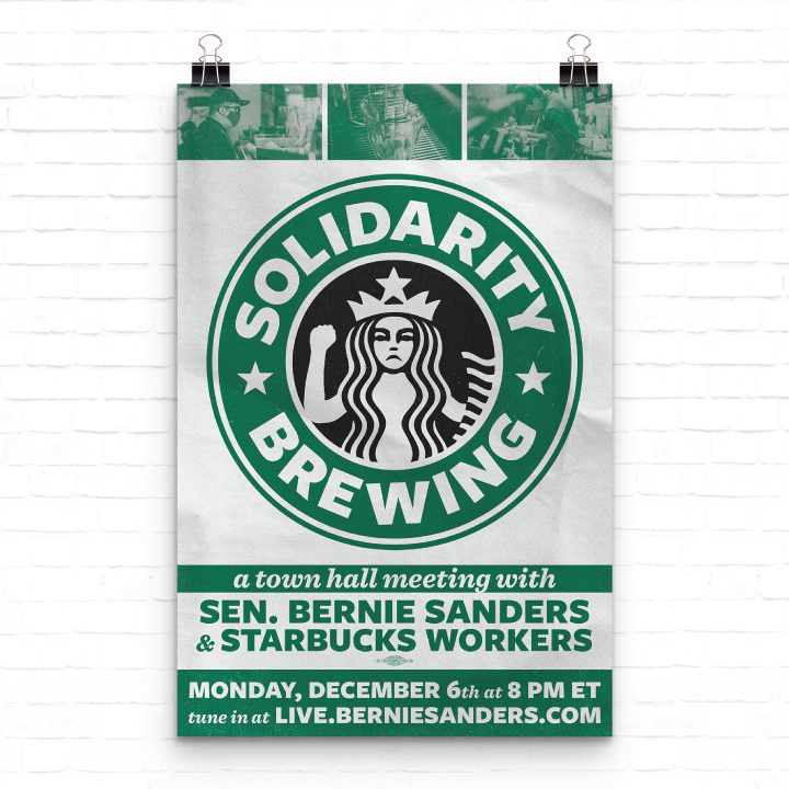 BERNIE SANDERS OFFICIAL CAMPAIGN POSTER SIGN 2020  PRESIDENT SOLIDARITY FOREVER