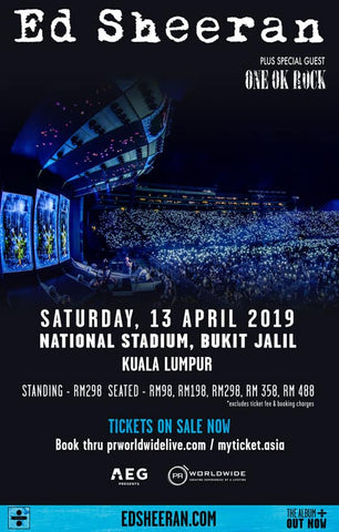 Ed Sheeran Malaysia Concert