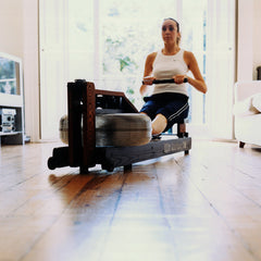 Water rower home rowing workout tips