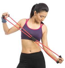 resistance bands are great for traveling and small spaces