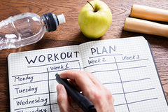 6 Ways to Stay Motivated When Working Out at Home #2 Write Down a Workout Plan
