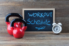 Workout Schedule for new year fitness resolution
