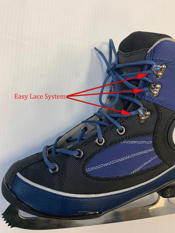 Easy lace system rental skates