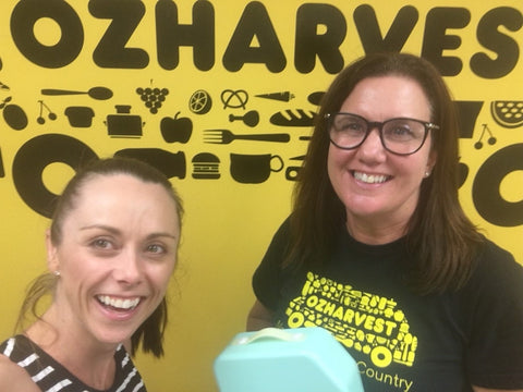 Boxi donating to OzHarvest