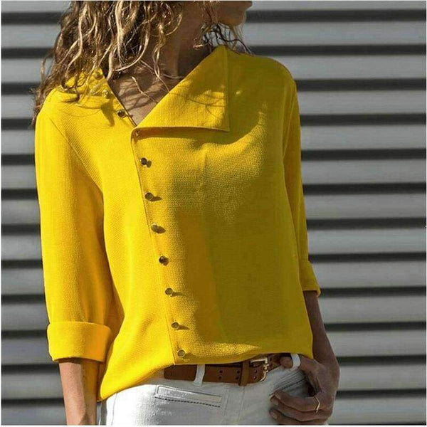 Blusa de mujer Camisa de manga larga Moda coreana Nueva llegada Otoño Oficina Blusas de mujer Trabajo - Planet Gates