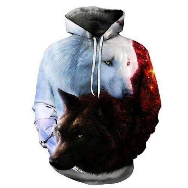 spilling paint in space hoodie