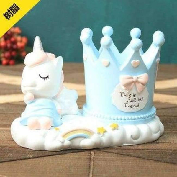 Cute Pen Holder Rabbit Cactus Unicorn Pencil Holder Kawaii Desk