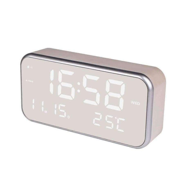 English Version Led Alarm Clock Large Screen Digital Clock
