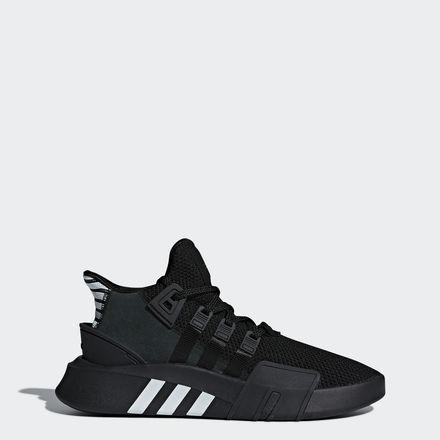 eqt bask adv shoes black and red