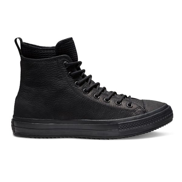 Star WP Leather High Top 'Triple Black 