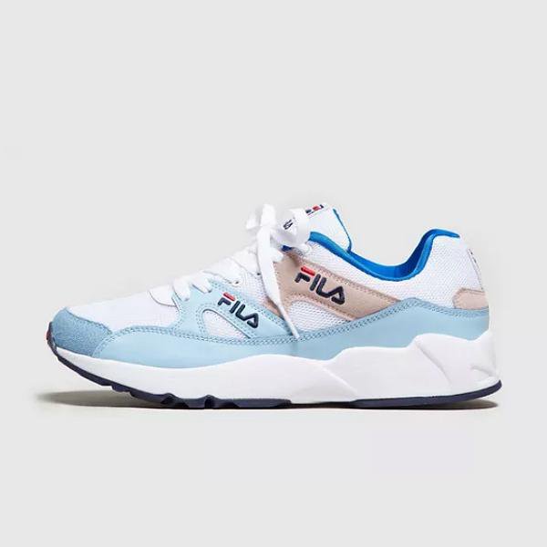 fila white and blue