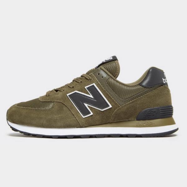 olive green new balance 574