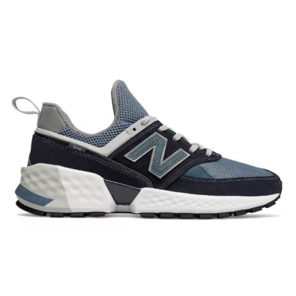 new balance 574 black and blue