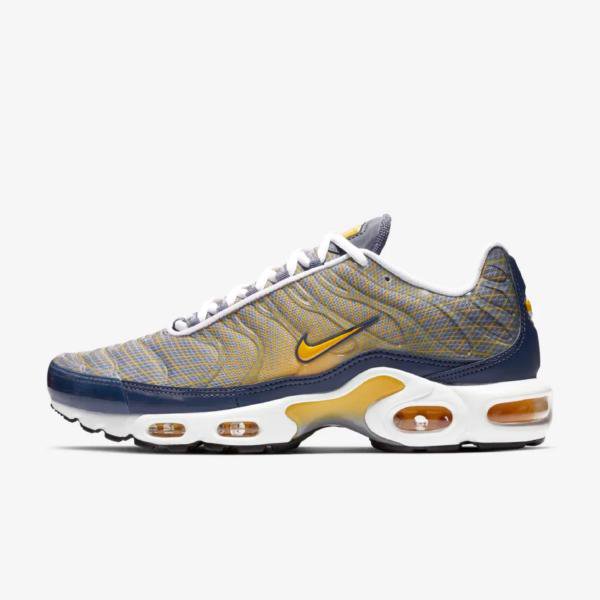 air max plus yellow and blue