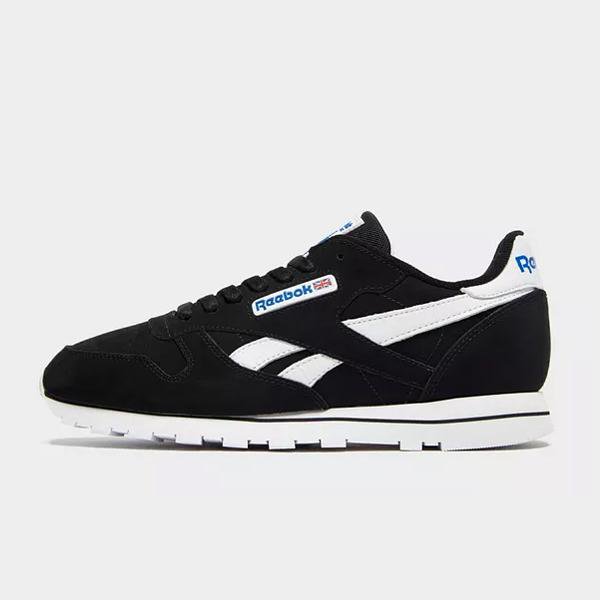 reebok classic leather black and white