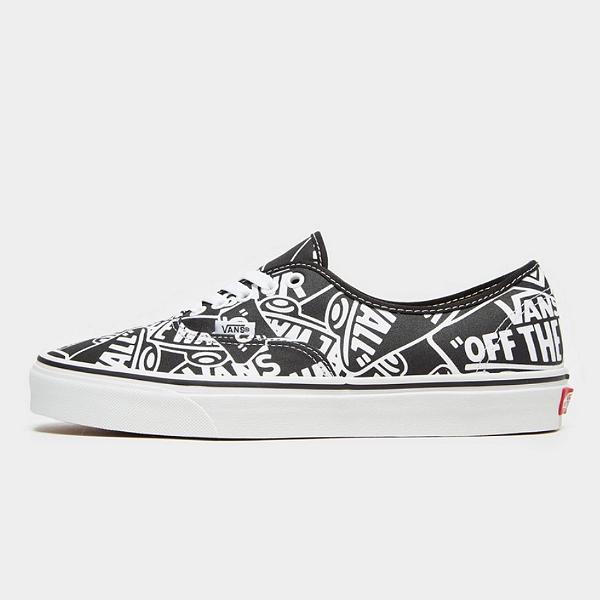 black and white vans off the wall