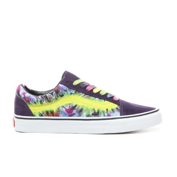 tie dye low top vans