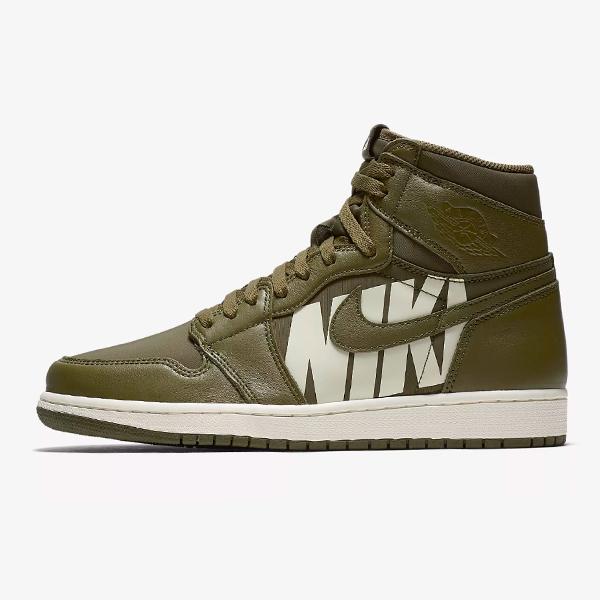 air jordan 1 retro high og olive canvas